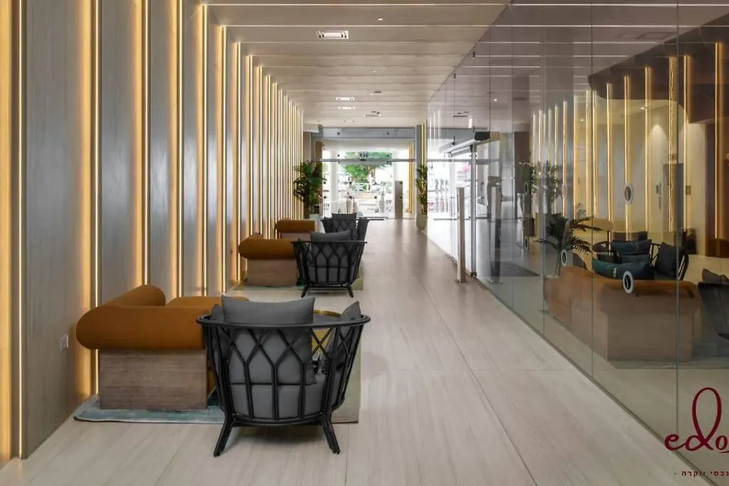 דירת 2 חדרי שינה וסלון 50 מטר מהים- By Edom Apartment Eilat